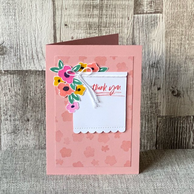 Flirty Flamingo Thank You Card