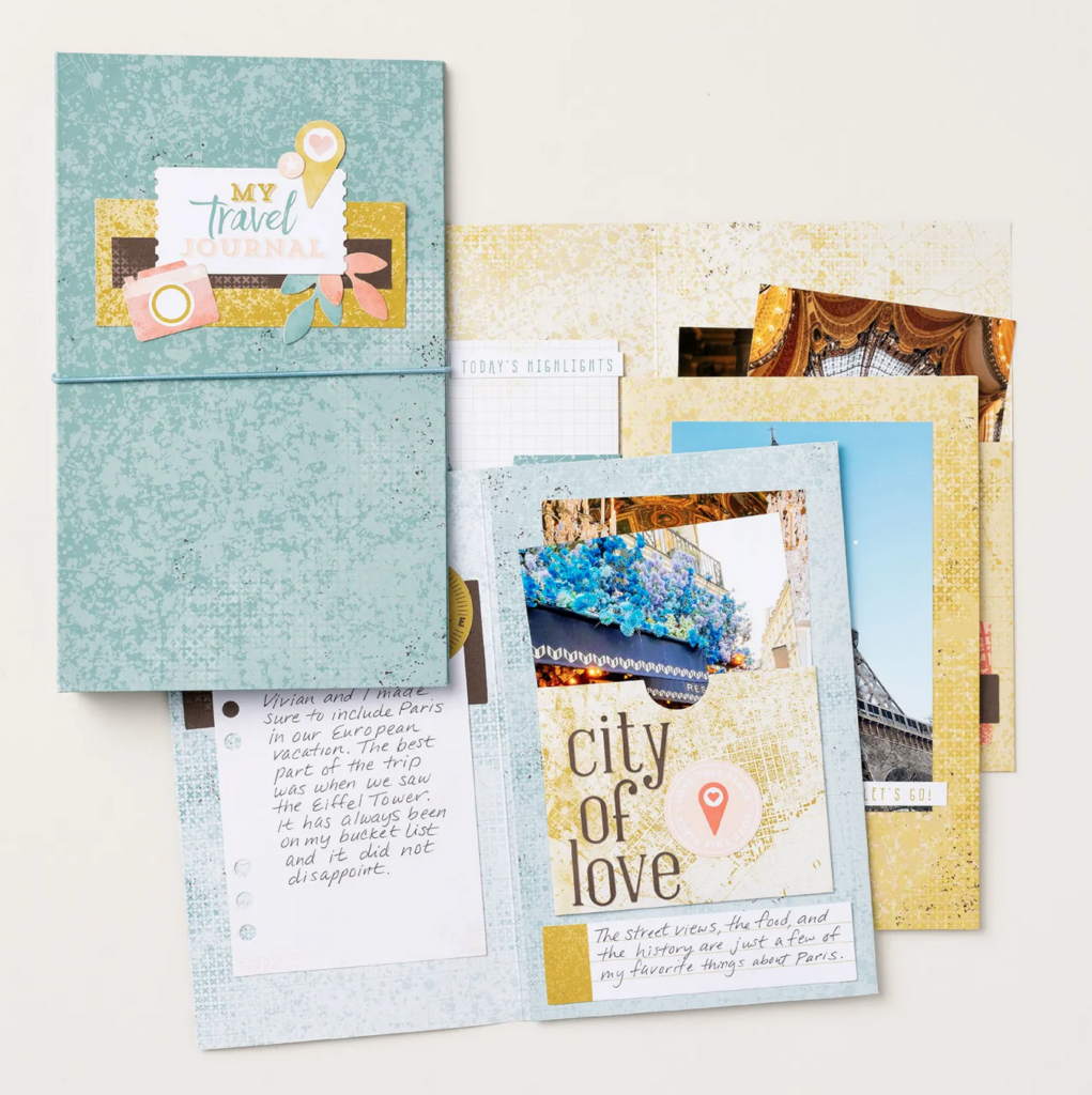 Sample page from Scenic Route Kit from Stampin' Up! 