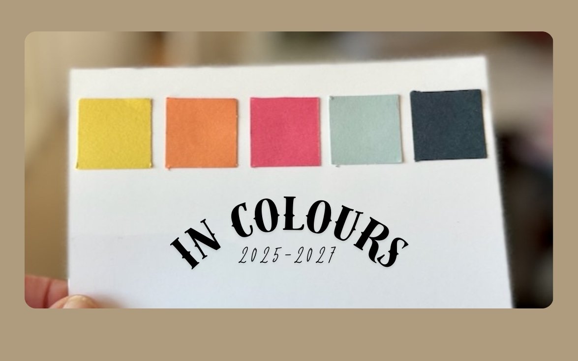 In Colours 2025 -2027 Duckling, Tiger, Strawberry, Cloud & Secret Sea 